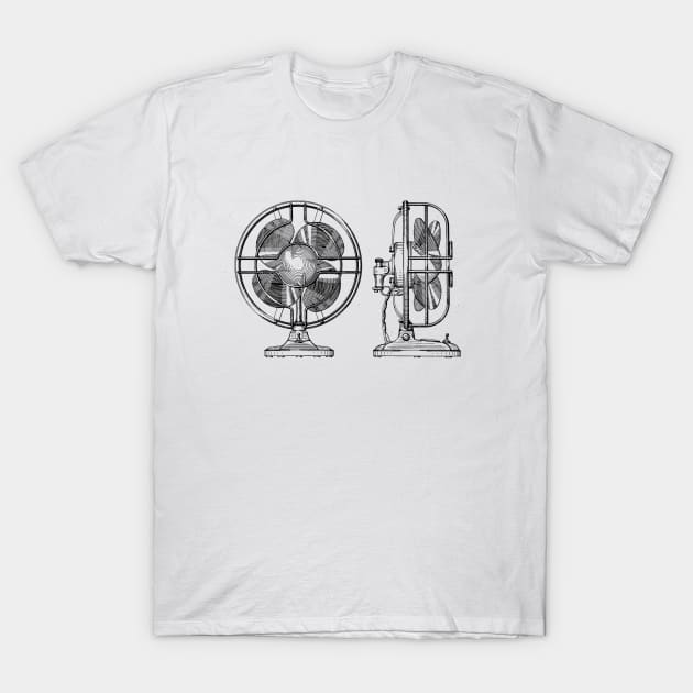 FAN VINTAGE PATENT DRAWING T-Shirt by skstring